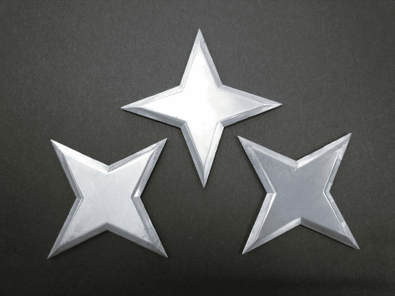 亜鉛合金製手裏剣(10枚セット)